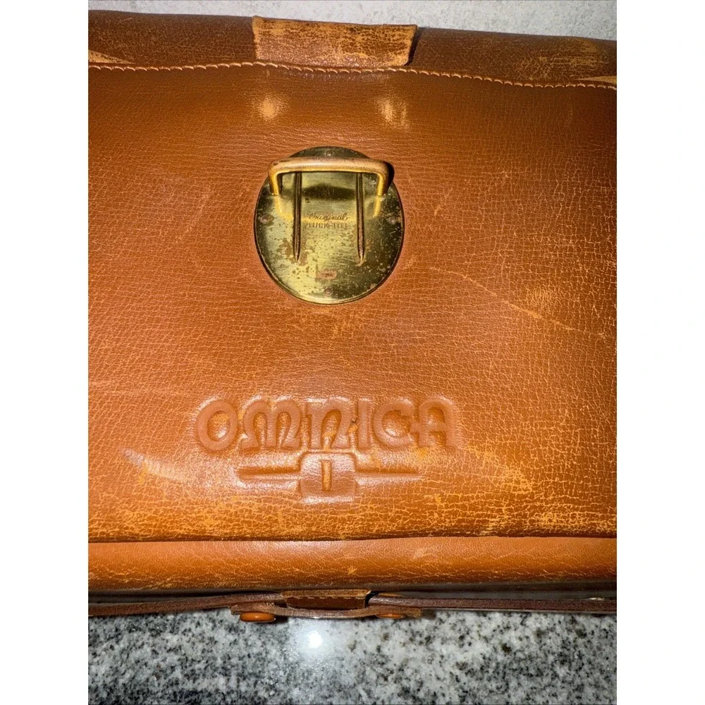 Vintage OMNICA 100 Deluxe West‎ German Leather Camera Bag